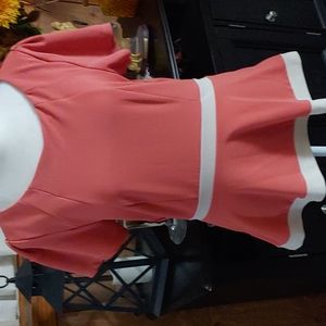 NWT Dark orange 40's inspired blouse.